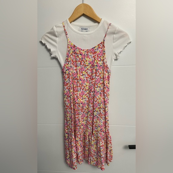 🎁Old Navy Girls Floral Dress & Shirt Set- Size Large (10-12)🎁 - Picture 1 of 6